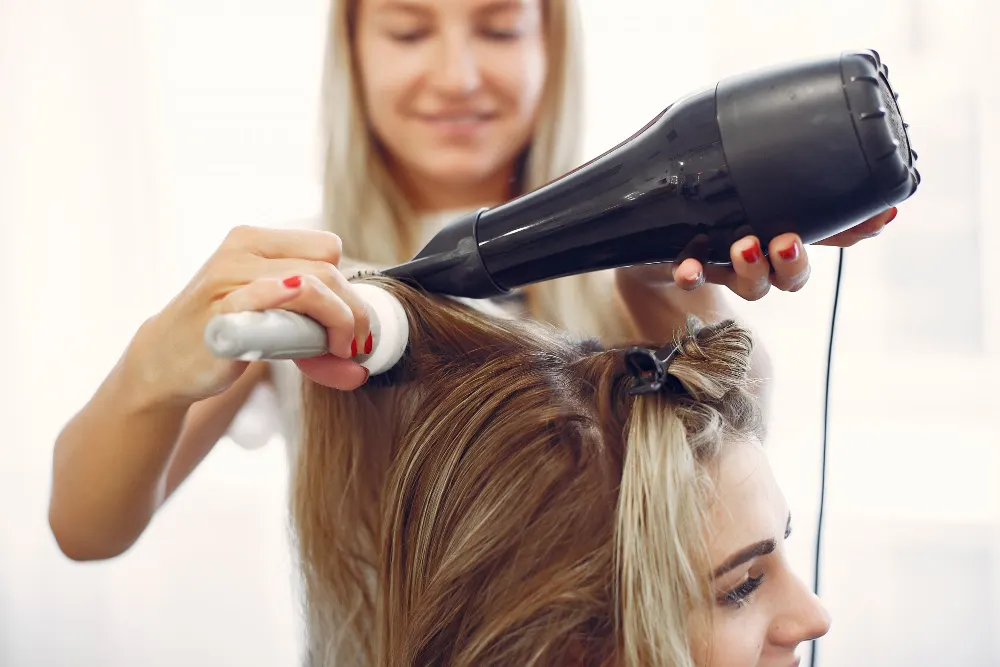 blow dry